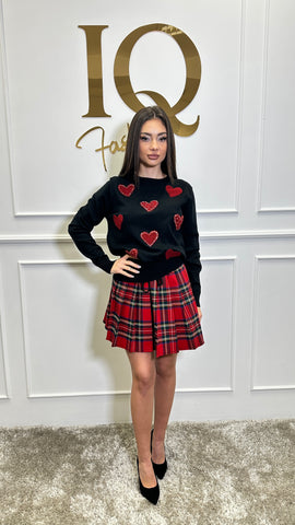 Pulover Coeur Black