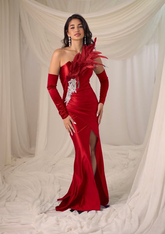 Rochie Pennya Red
