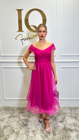 Rochie Dolly Fuchsia
