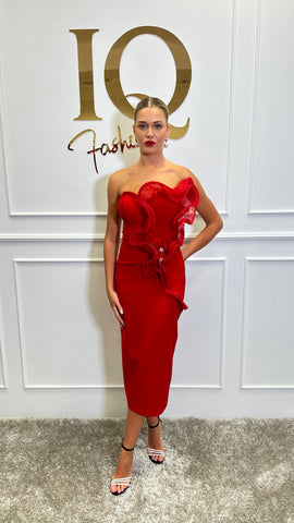 Rochie Gizabelle Red