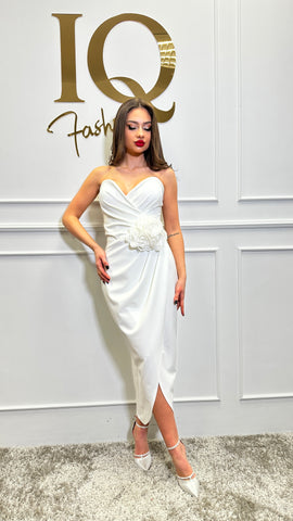 Rochie tip corset Vaness White
