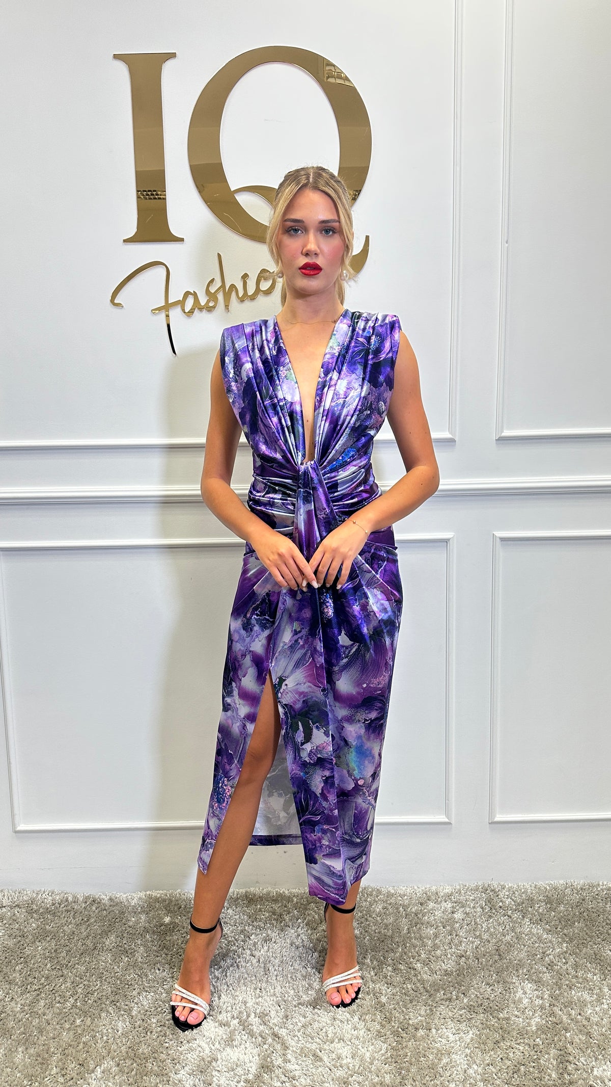 Rochie Sara Marbele Purple
