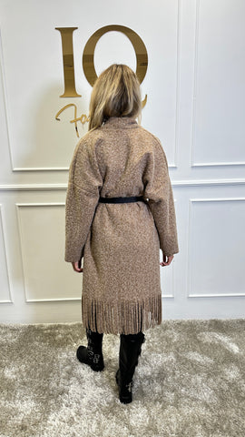 Jacheta tricot Agnes Camel