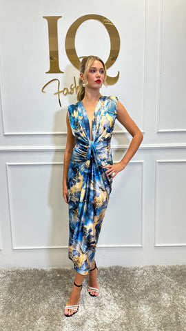 Rochie Sara Marble Blue