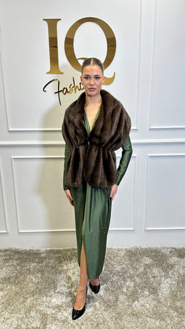 Capa Blana artificiala Tendys Coffe