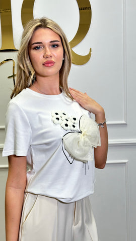 Tricou Eli Beige