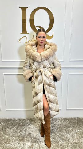Palton stofa alkantara  Luxia Camel