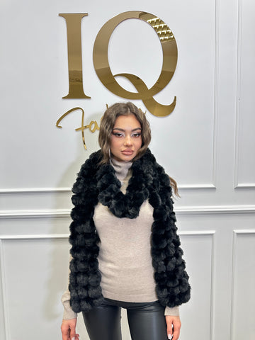 Șal blana naturala Bunny