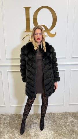 Haina blana Valy lunga Black