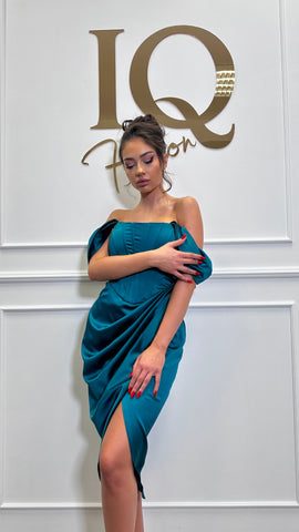 Rochie Purify Midi Green
