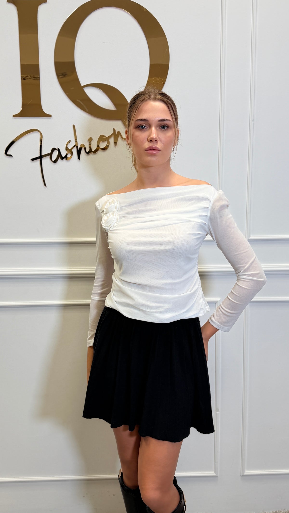 Bluza tulle Ultimate White