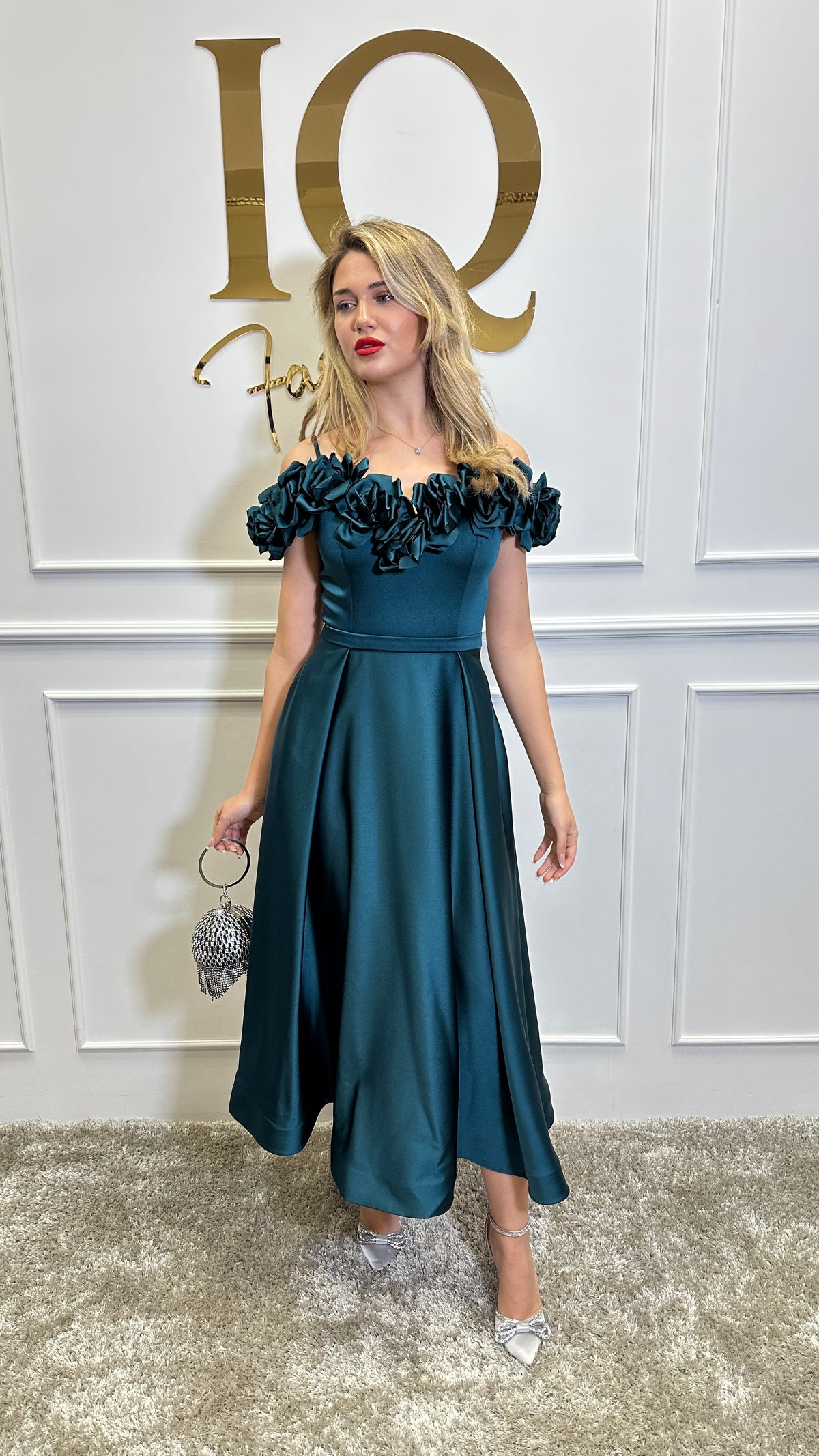 Rochie Rosya  Petrol