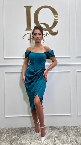 Rochie Purify Midi Green