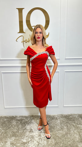 Rochie Tiffany scurta Red