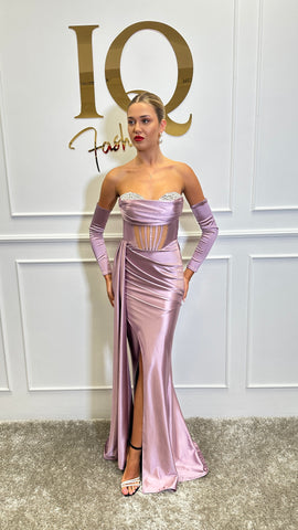 Rochie Alessa  Roze