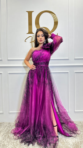 Rochie Fatima Fuchsia