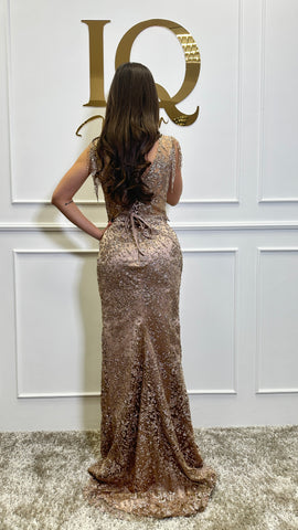 Rochie Valeria Beige