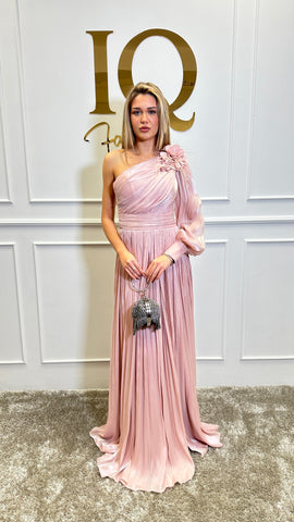 Rochie Dekolte Roze