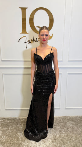 Rochie Dianetta paiete Black