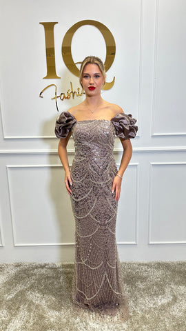 Rochie Novania Coffee