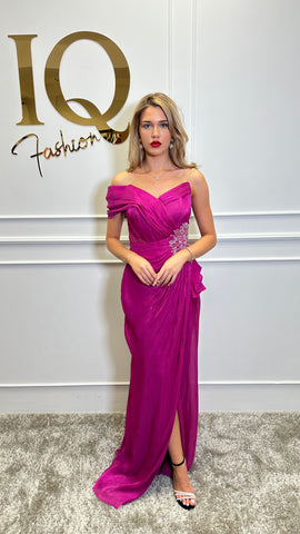 Rochie Assinte Fuchsia