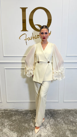 Costum Butterfly centura Cream