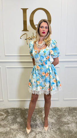 Rochie Dolce Flower Blue