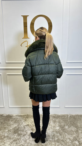 Geaca blana artificiala Ane Kaky