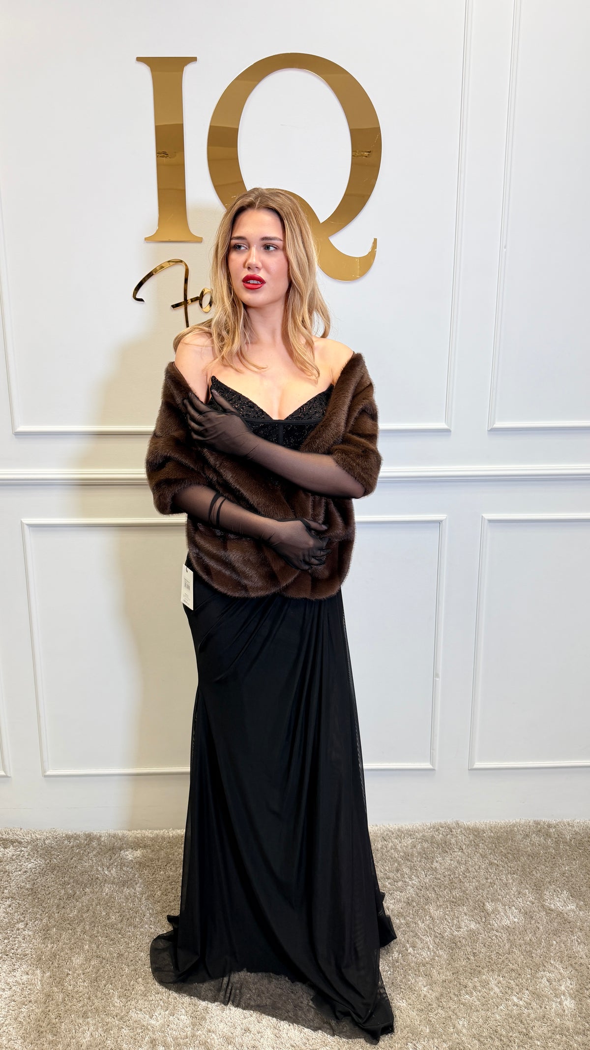 Capa Blana artificiala Tendys Coffe