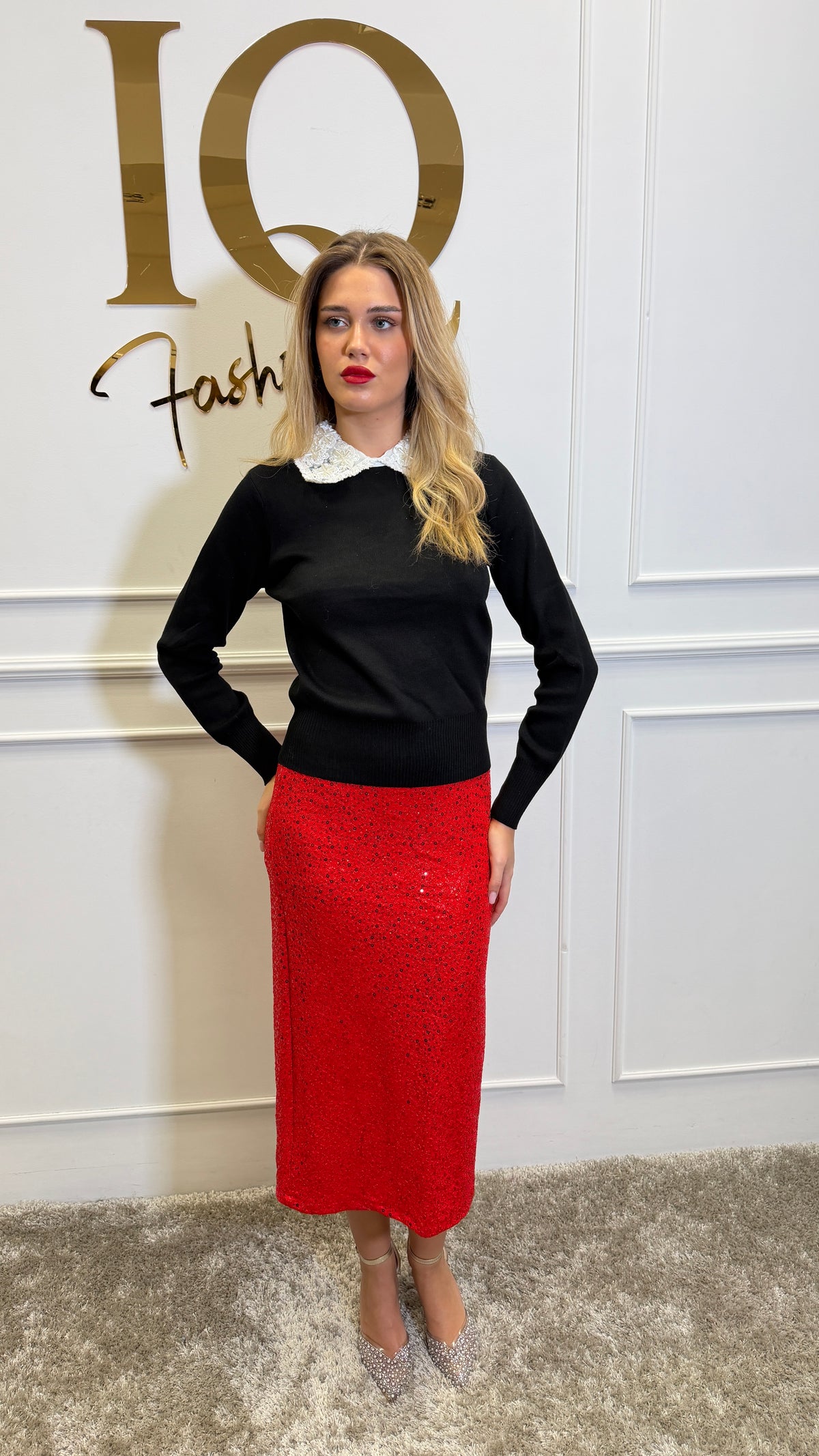 Fusta Balissa paiete Red