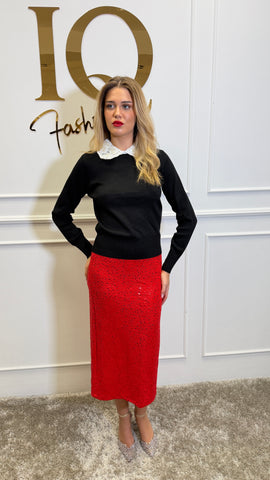 Fusta Balissa paiete Red