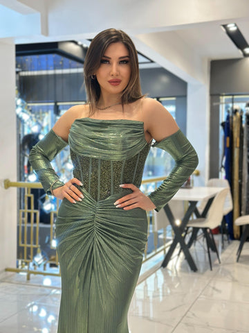 Rochie Anillys Olive Green