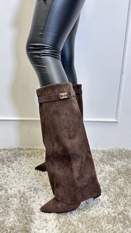 Cizme piele intorsa ecologica Andya Brown