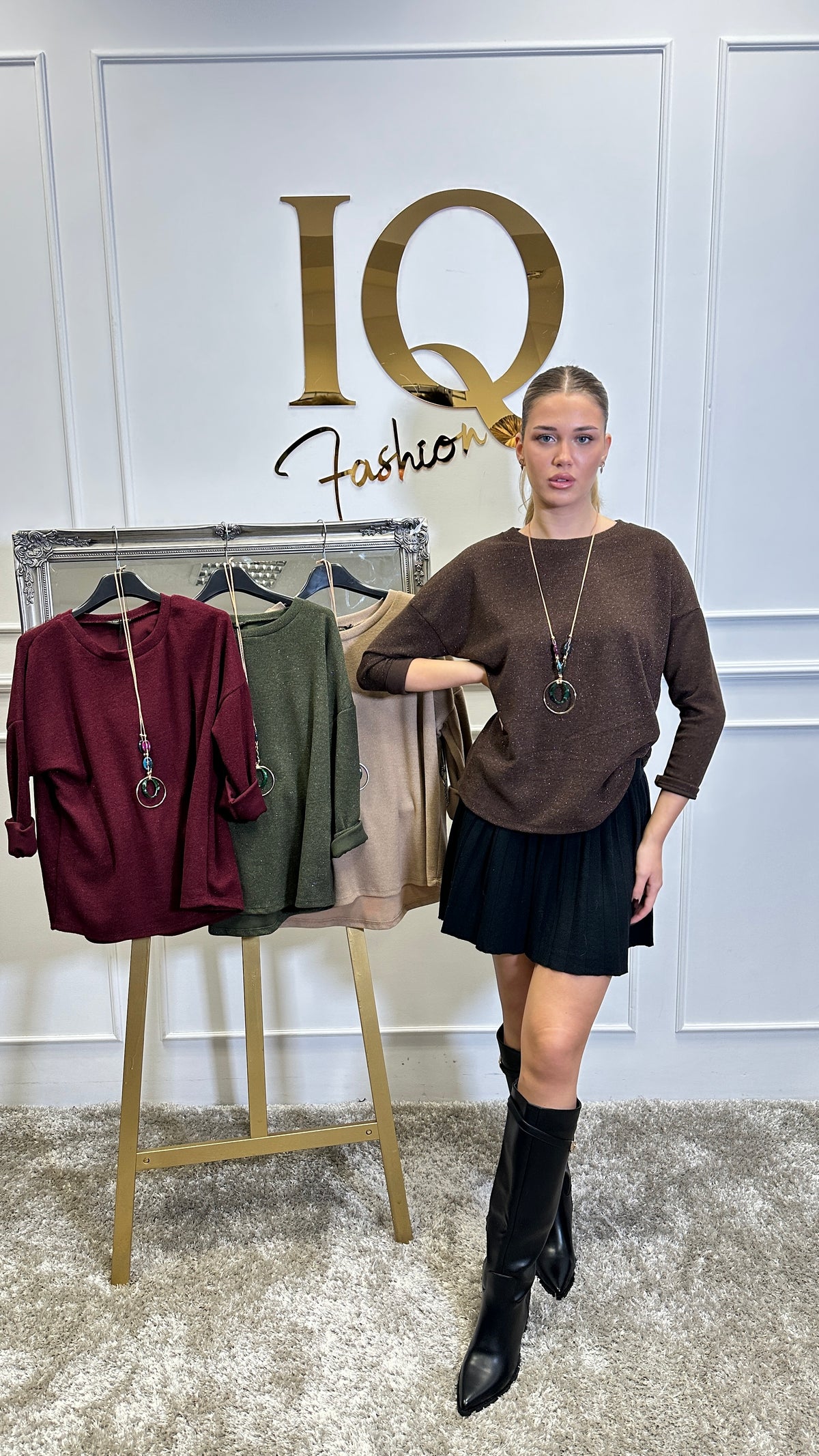 Bluza tricotata cu colier Admissa