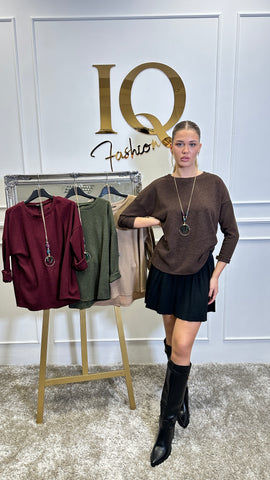 Bluza tricotata cu colier Admissa