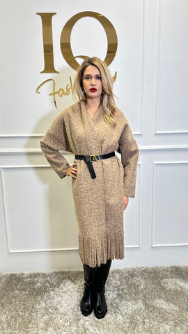 Jacheta tricot Agnes Camel