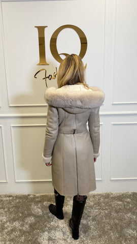 Haina tip cojoc Vega Beige