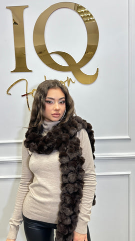 Șal blana naturala Bunny