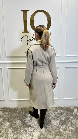 Pardesiu cu epoleti Trendy Milk