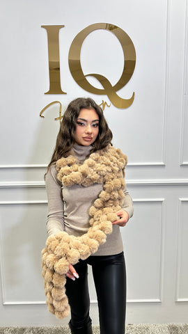 Șal blana naturala Bunny