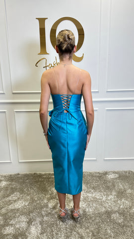 Rochie Cassy  Blue Petrol