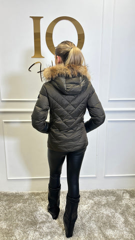 Geaca blana naturala Florence Kaky