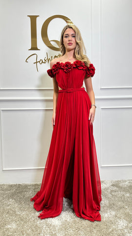 Rochie Rosalinda Red