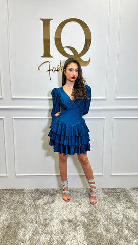 Rochie Marisia Point Blue