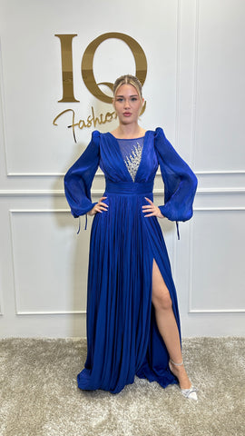 Rochie Destiny pietre Blue