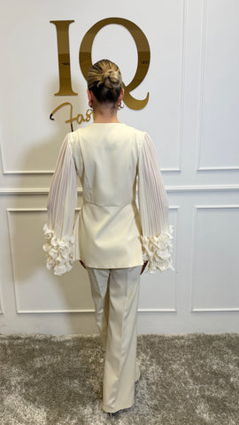 Costum Butterfly centura Cream