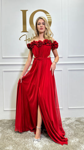 Rochie Rosalinda Red