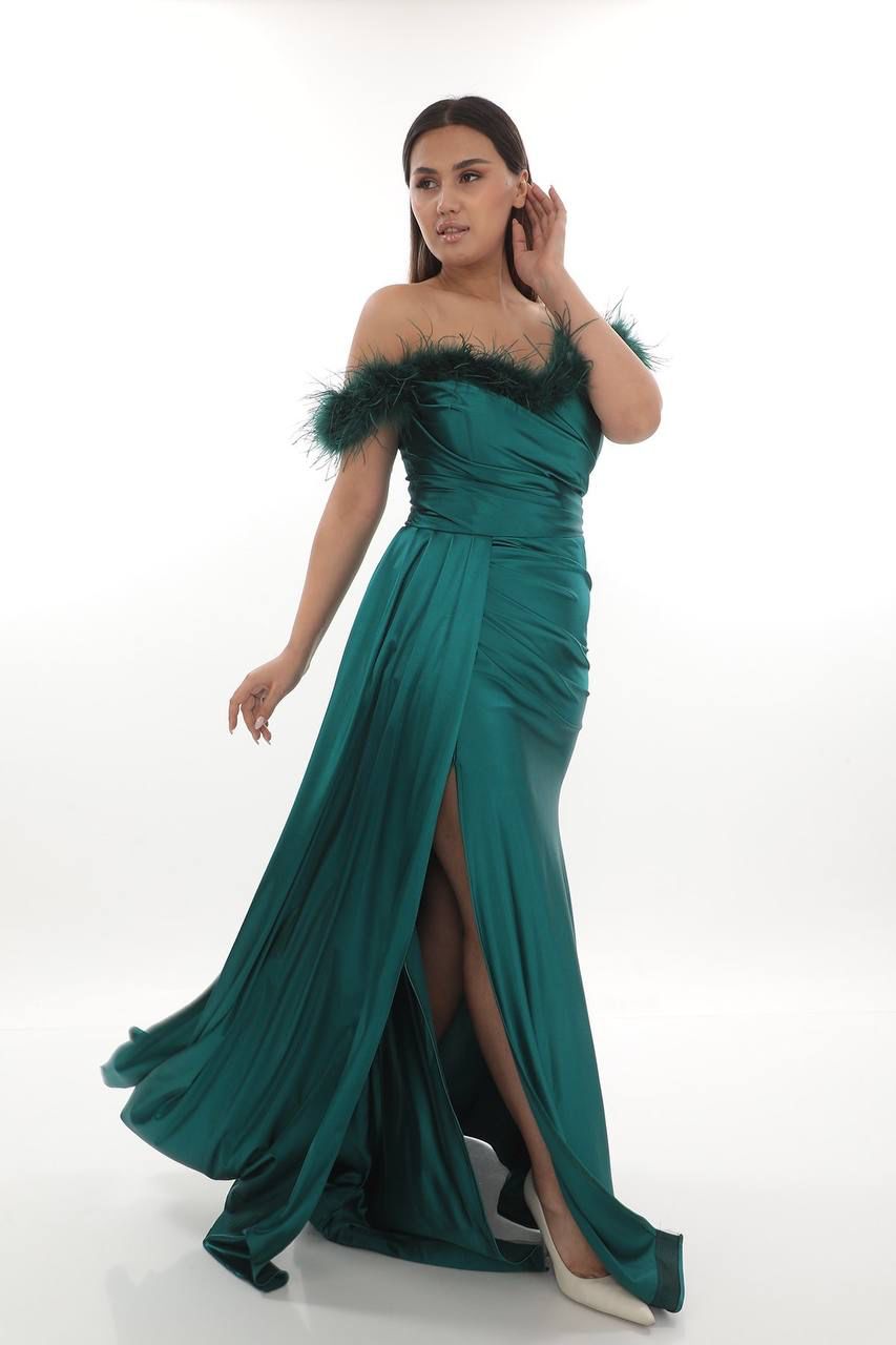 Rochie lunga Teia Green