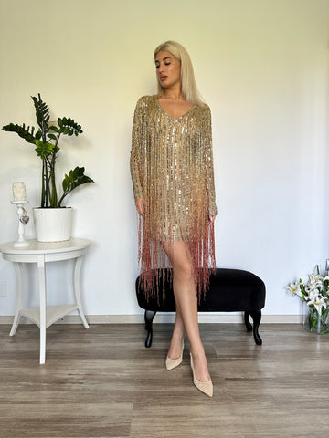 Rochie Keyra Gold