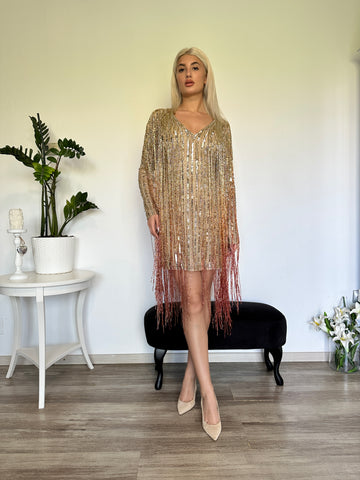 Rochie Keyra Gold